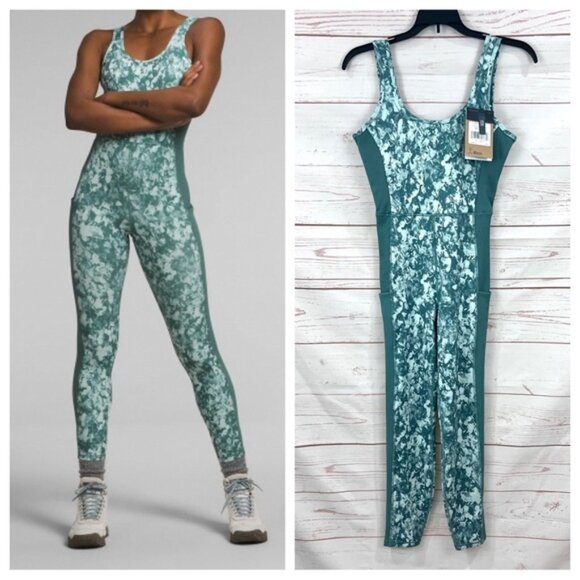 NEW THE NORTH FACE Dune Sky Long Onesie Jumpsuit IN dark sage for women 1125 4t2 - Picture 2 of 5